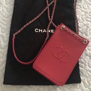 Chanel crossbody cellphone case